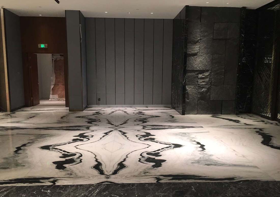 panda marble floor