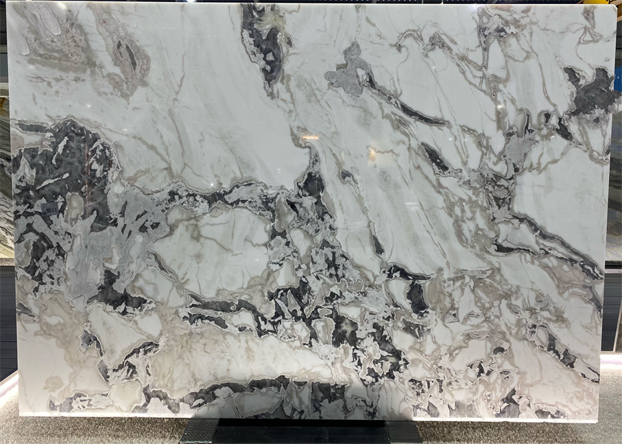 Dover White marble slab