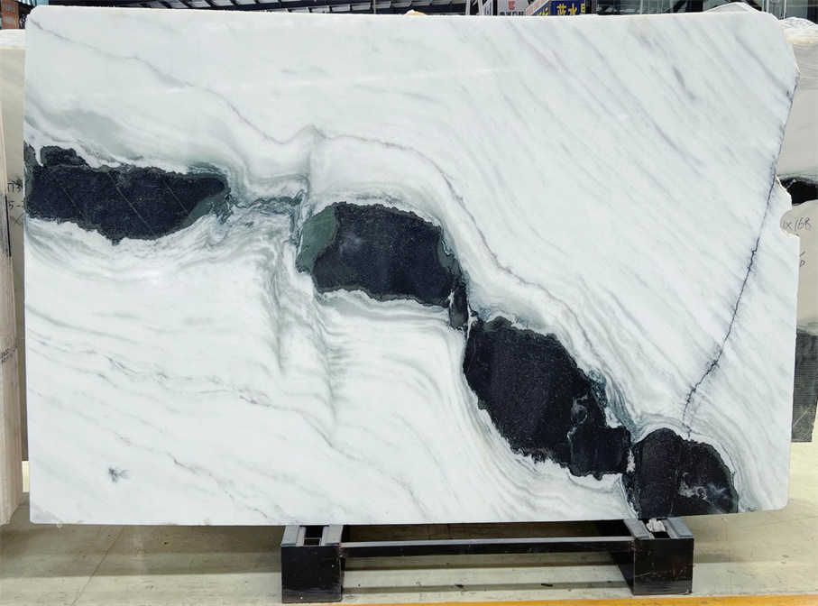 panda white marble slab