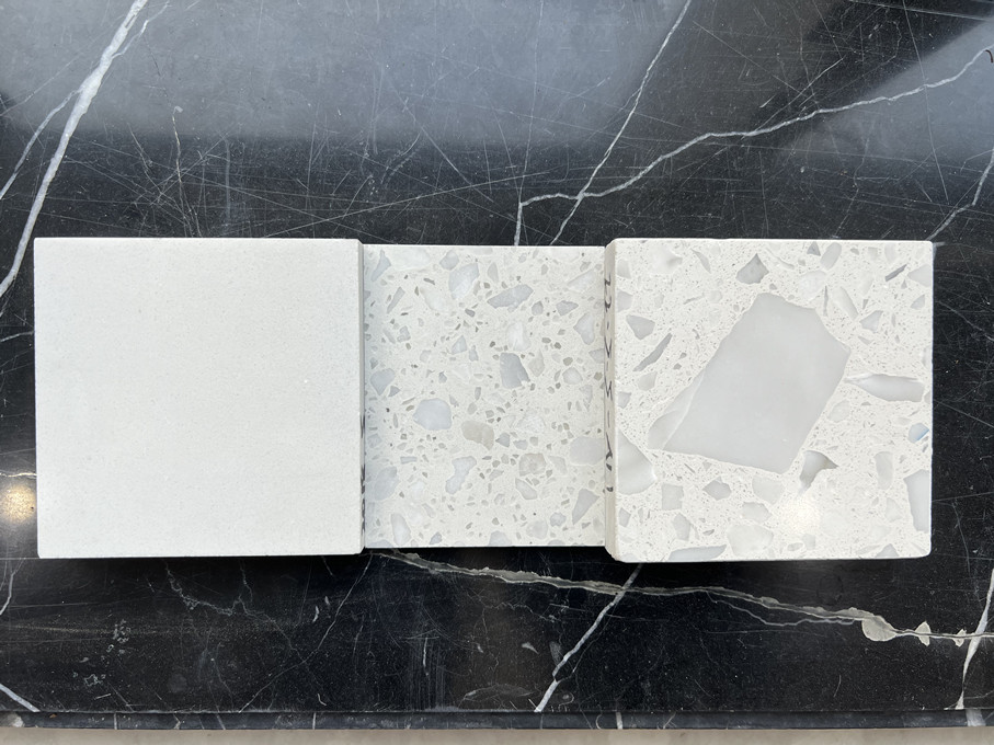 What's the difference between artificial marble, quartz and terrazzo?