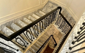 Arabescato Marble Stair Project
