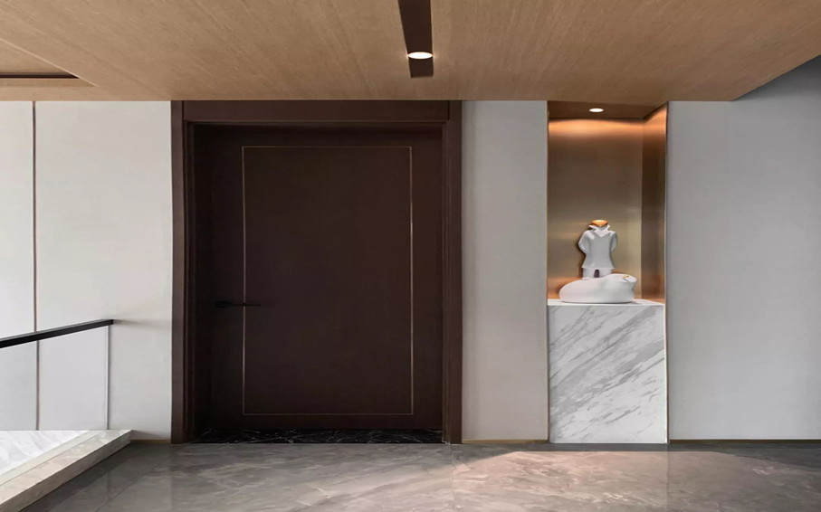 Light luxury villa and Volakas white marble create the ultimate romantic life texture.