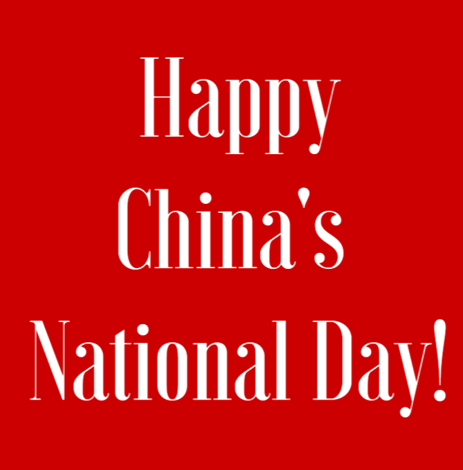 Happy China's National Day!
