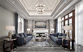 Marble Project | French villa with marble, light and luxurious